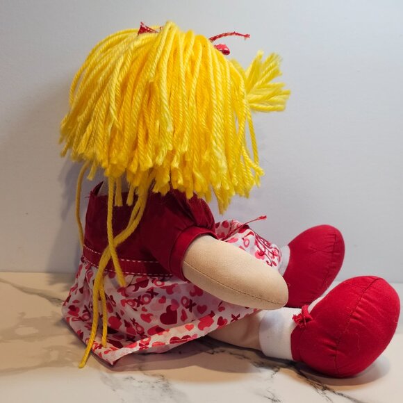 Personal Creations Valentine Cuddle Time Rag "Addison" Doll - Picture 3 of 9